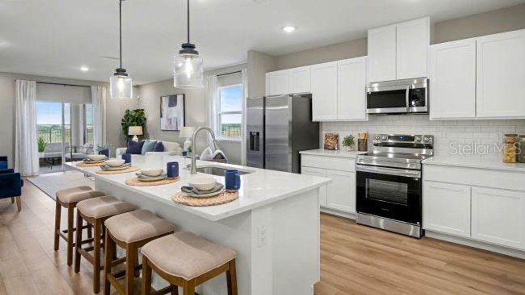 Furnished interior view inside a new home in Benton Hills, Brooksville (Image 12).