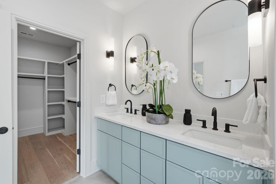 Furnished interior view inside a new home in , Charlotte (Image 37).