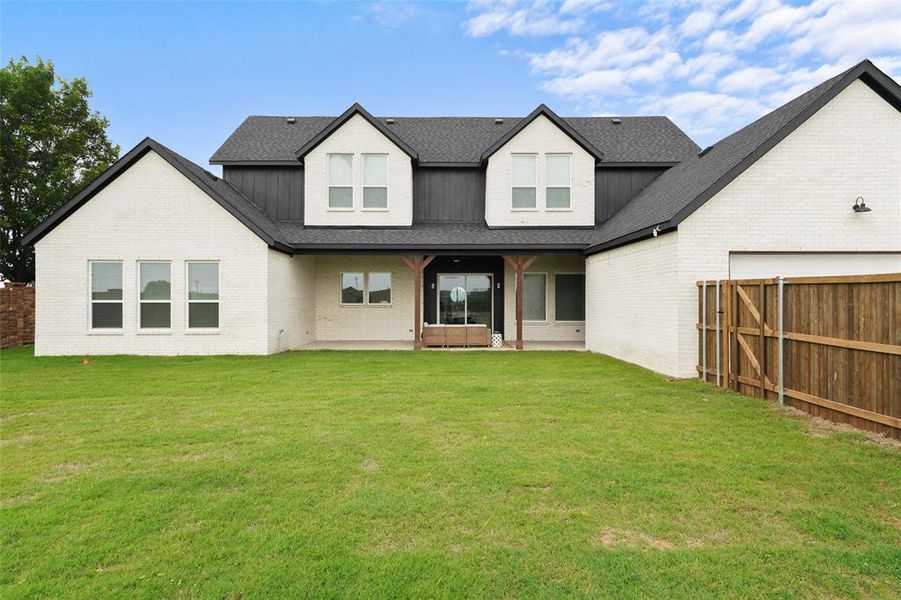 Exterior details and patio area of a home in , Forney (Image 26).
