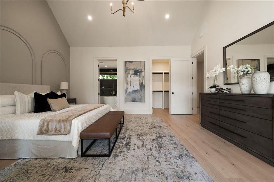 Furnished interior view inside a new home in , Roswell (Image 47).