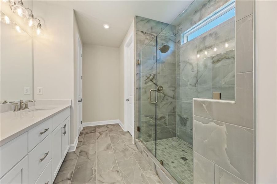 Furnished interior view inside a new home in Melody Lakeside Estates, Buford (Image 69).