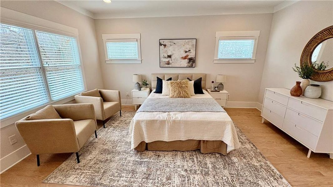 Furnished interior view inside a new home in , Atlanta (Image 39).