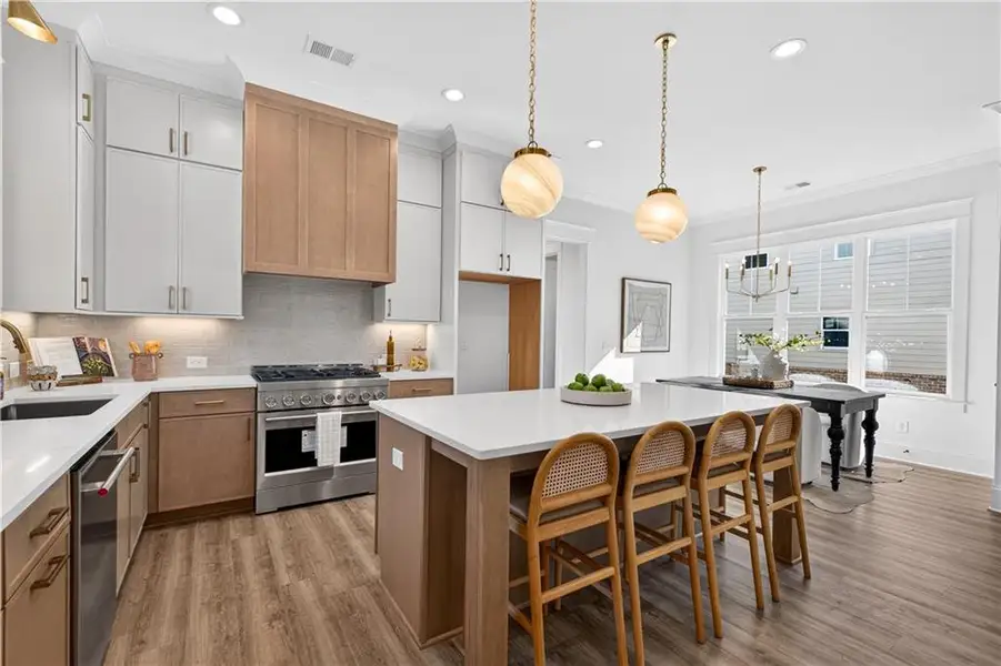 Furnished interior view inside a new home in , Marietta (Image 7).