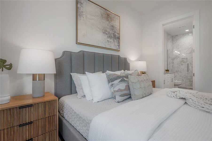 Furnished interior view inside a new home in , Tampa (Image 17). Furnished interior view inside a new home in , Tampa (Image 17).