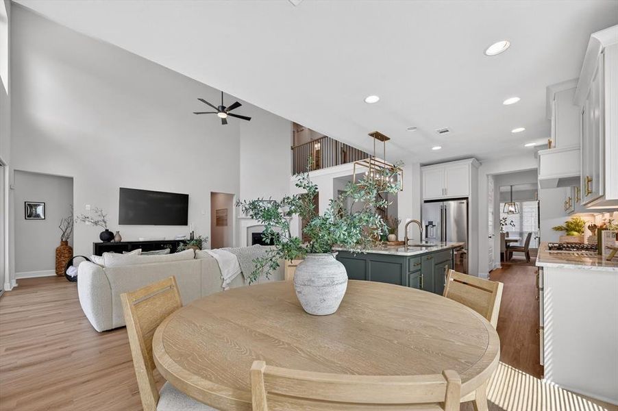 Furnished interior view inside a new home in The Parks at Wilson Creek, Celina (Image 8).