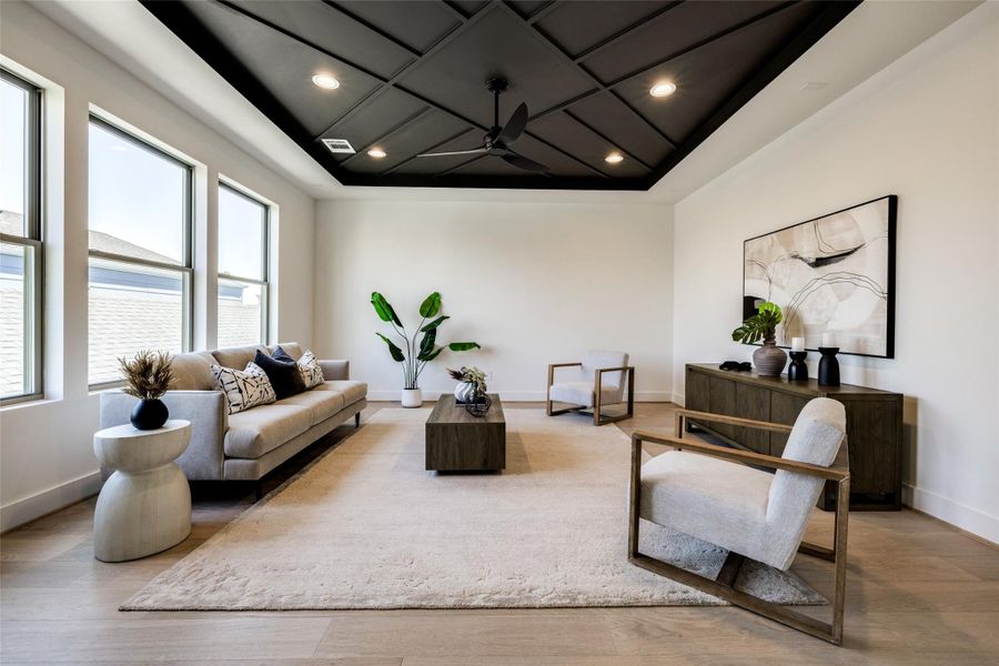 Furnished interior view inside a new home in , Houston (Image 27).