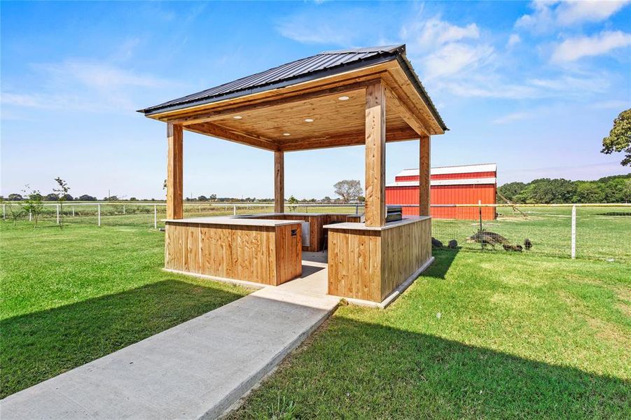 View of yard with a view of countryside and a patio View of yard with a view of countryside and a patio