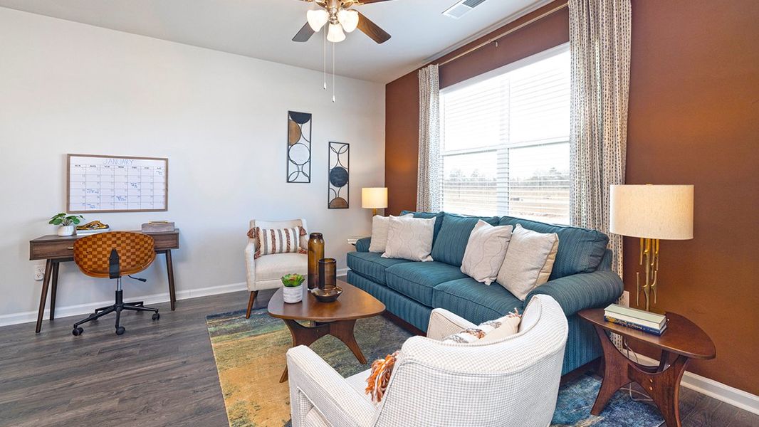 Representative furnished interior of a home built from the Maywood 3 by D.R. Horton in Laurel Park Townhomes, Hephzibah (Image 18).