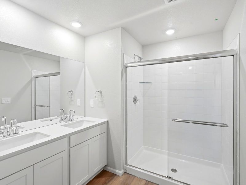 Furnished interior view inside a new home in Frontier Estates - The Trails Collection, Firestone (Image 5).