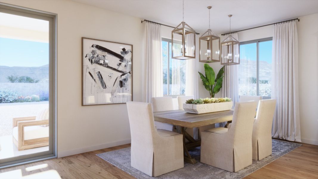 Representative furnished interior of a home built from the Twilight by Risewell Homes in Elara at Moonlight, Maricopa (Image 6).