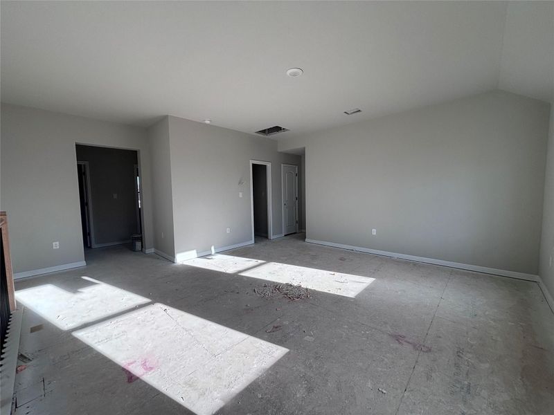 In-progress construction of a new home in The Colony, Bastrop, TX (Image 14).