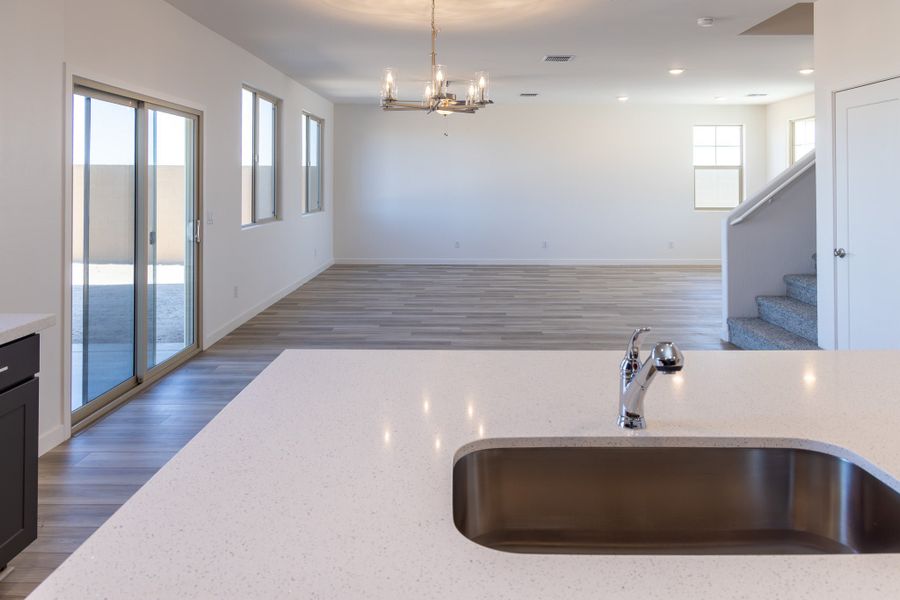 Close-up of interior finishes inside a home in Rancho Santa Rosa, Maricopa (Image 12).