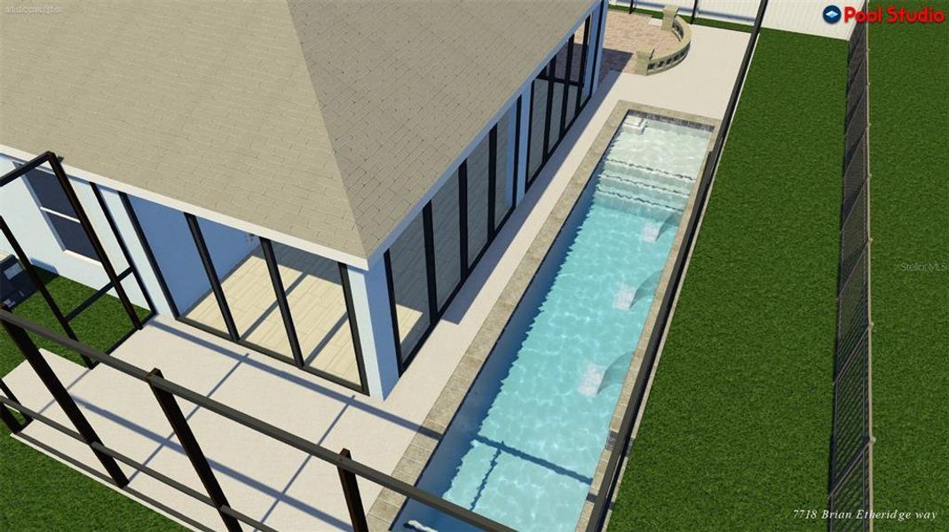 Exterior rendering of this home design in , The Villages, FL (Image 5). Exterior rendering of this home design in , The Villages, FL (Image 5).