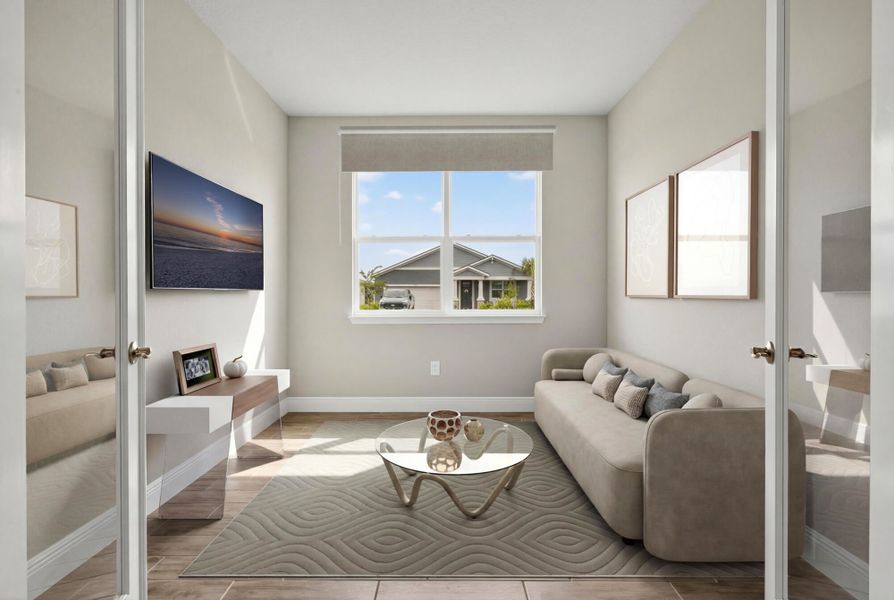 Representative furnished interior of a home built from the Mesa Verde by Mattamy Homes in Pasadena Ridge, Zephyrhills (Image 7). Representative furnished interior of a home built from the Mesa Verde by Mattamy Homes in Pasadena Ridge, Zephyrhills (Image 7).