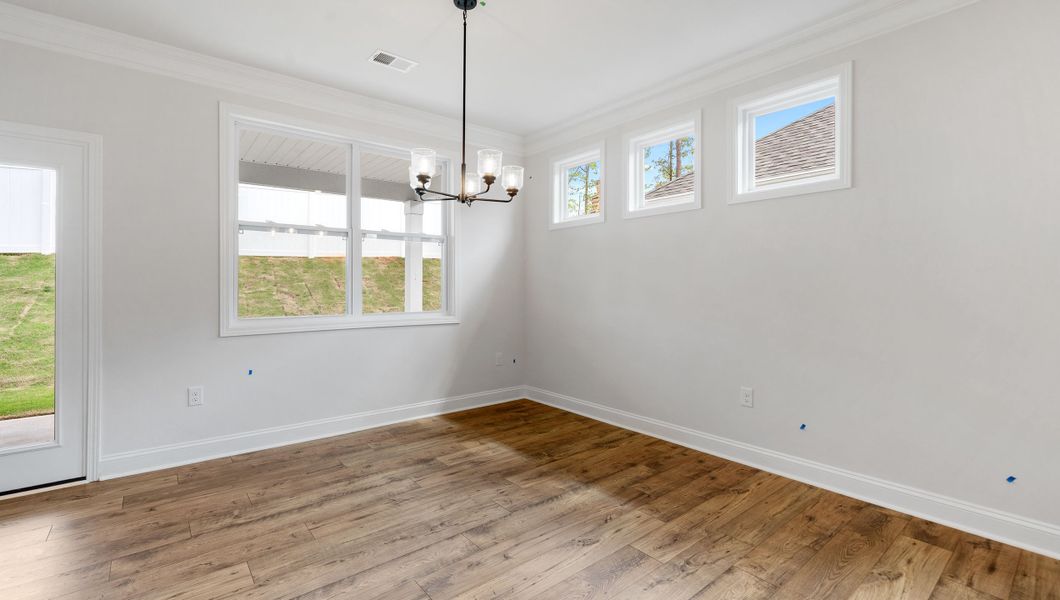 Spacious, unfurnished interior of a new home in The Villas at Pine Valley, Boiling Springs (Image 17).