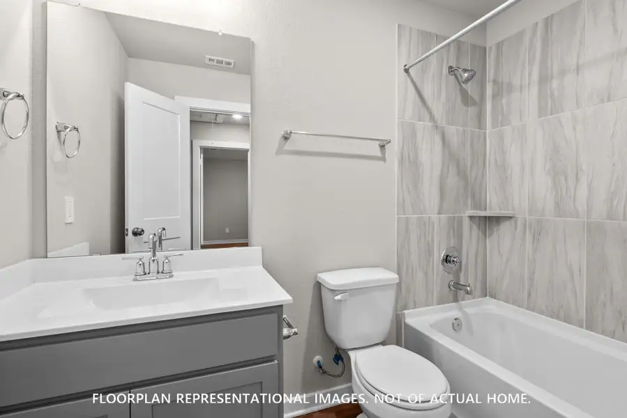 Furnished interior view inside a new home in Ambrose, La Marque (Image 10).