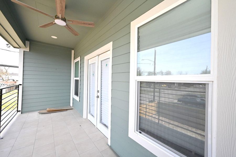 Exterior details and patio area of a home in , Houston (Image 25). Exterior details and patio area of a home in , Houston (Image 25).