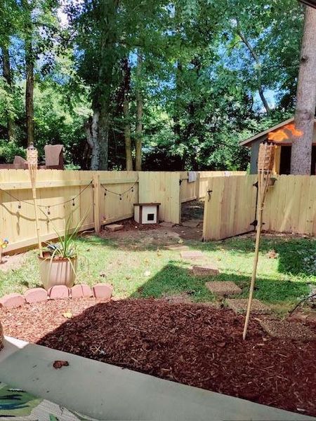 Exterior details and patio area of a home in , Cleveland (Image 12). Exterior details and patio area of a home in , Cleveland (Image 12).