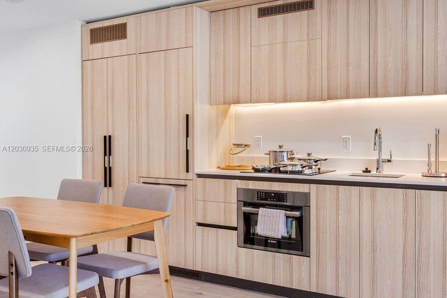 Furnished interior view inside a new home in , Miami (Image 32).