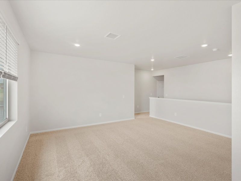 The Kenosha floorplan image taken at a Meritage Homes community in Falcon, CO.