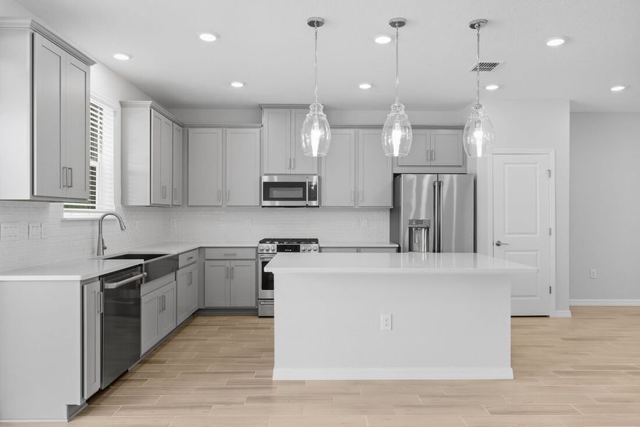 Furnished interior view inside a new home in Cherry Elm at SilverLeaf, St. Augustine (Image 3).