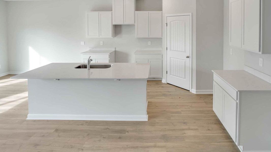 Representative furnished interior of a home built from the HAYDEN by D.R. Horton in The Parks, White House (Image 4).