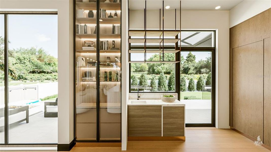 Furnished interior view inside a new home in , Tampa (Image 14). Furnished interior view inside a new home in , Tampa (Image 14).