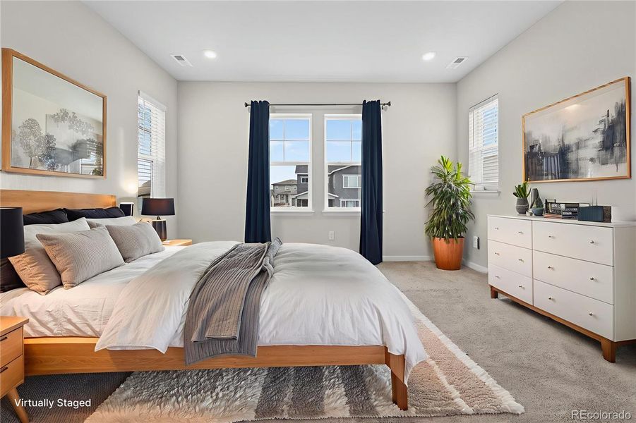 Furnished interior view inside a new home in Prelude at The Aurora Highlands, Aurora (Image 29).