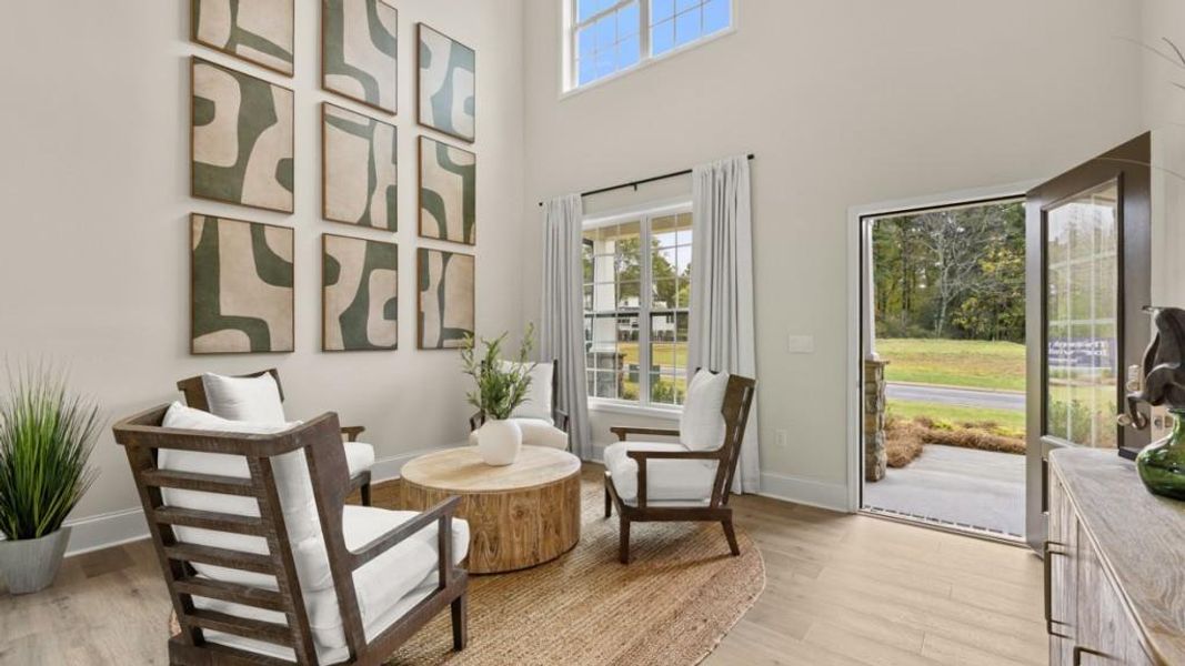 Furnished interior view inside a new home in Thalley Creek Estates, Cumming (Image 62).