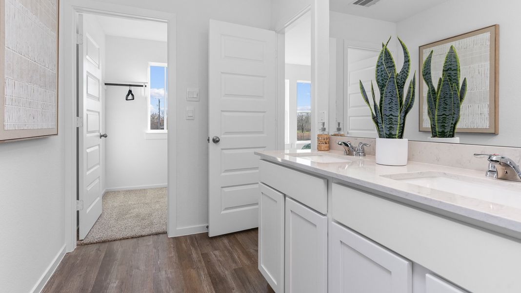 Furnished interior view inside a new home in Legacy Village, Houston (Image 4).