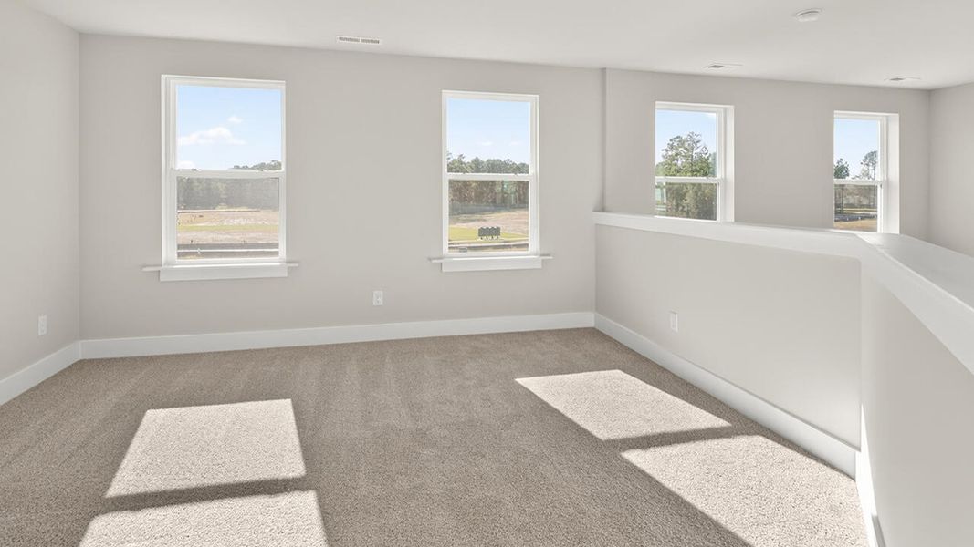 Spacious, unfurnished interior of a new home in Indigo Preserve Townhomes, Leland (Image 34).