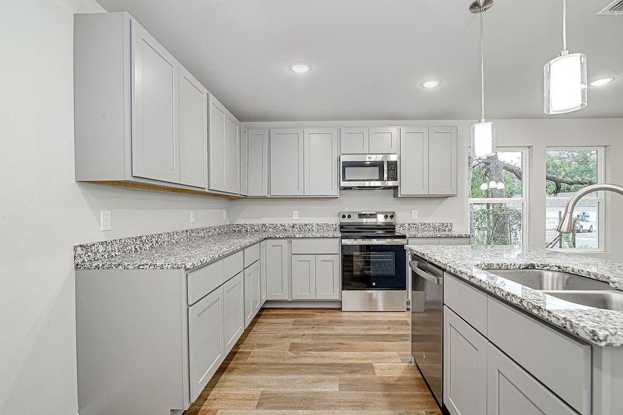 Furnished interior view inside a new home in , Fort Worth (Image 4).