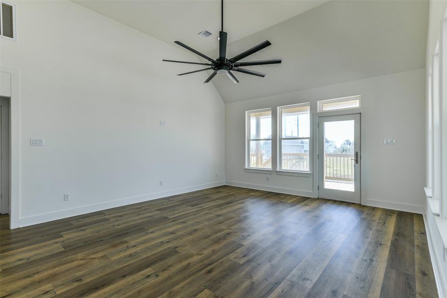 View of the living room with lots of windows providing plenty of natural lighting View of the living room with lots of windows providing plenty of natural lighting