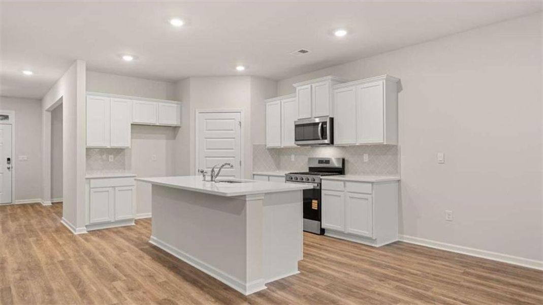 Furnished interior view inside a new home in Brooks Station, Dacula (Image 8).