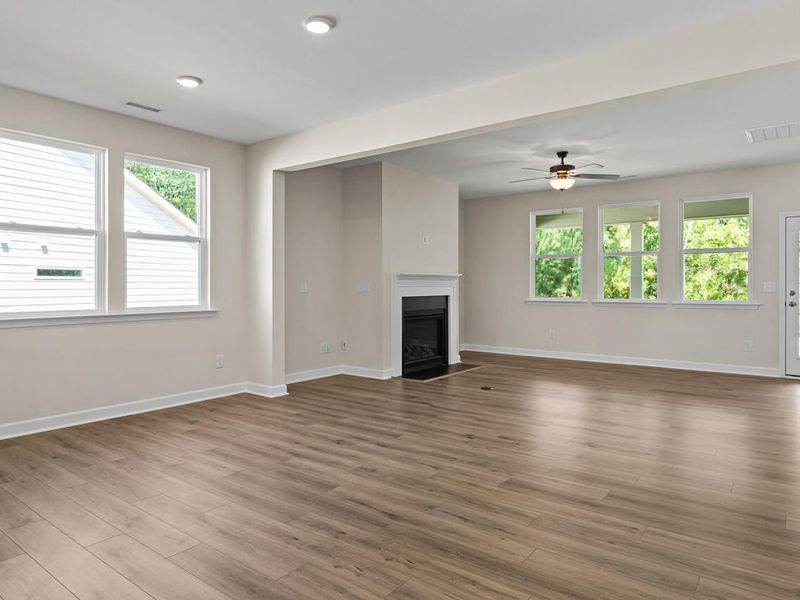 Spacious, unfurnished interior of a new home in Sage on North Main, Wake Forest (Image 15).