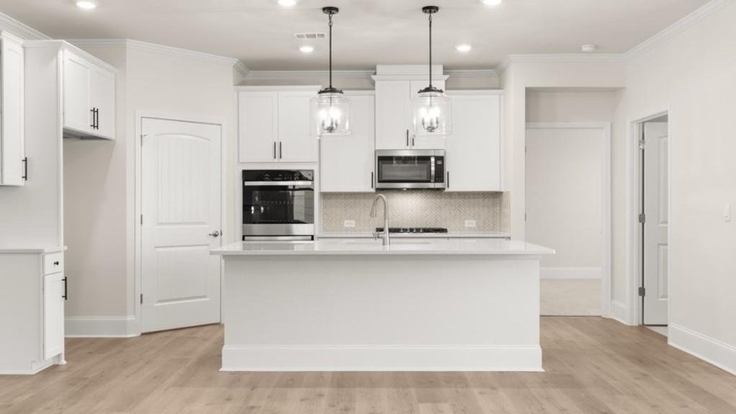 Furnished interior view inside a new home in Hamptons at Riverwood North, Dallas (Image 8).