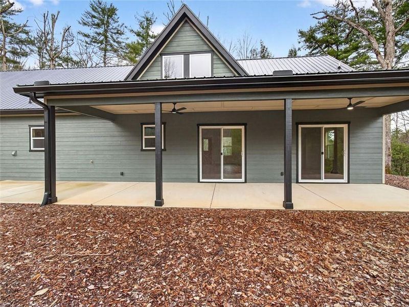 Exterior details and patio area of a home in , Ellijay (Image 36). Exterior details and patio area of a home in , Ellijay (Image 36).
