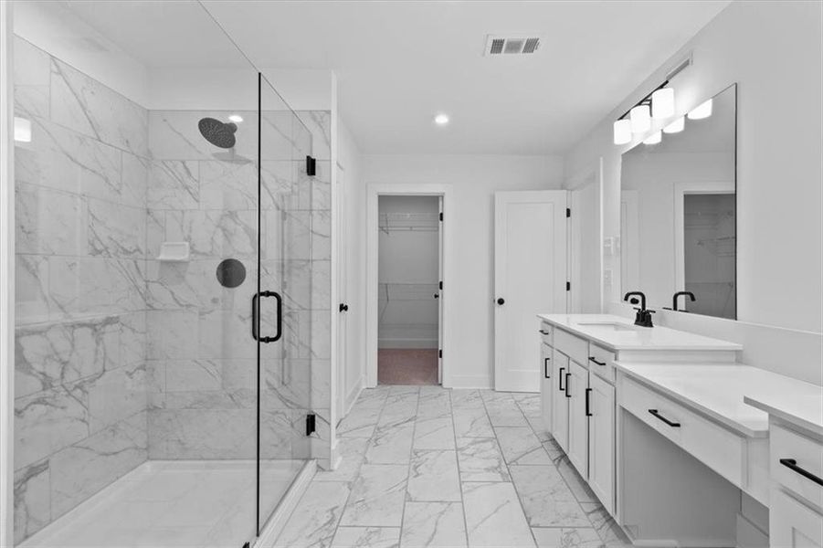 Furnished interior view inside a new home in , Decatur (Image 12).