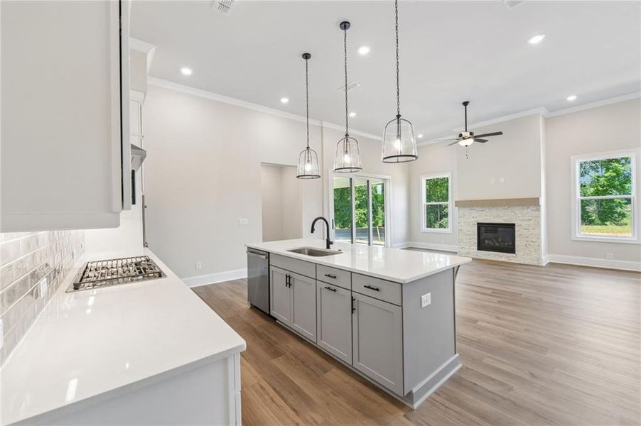 Furnished interior view inside a new home in Aberdeen, Hoschton (Image 16). Furnished interior view inside a new home in Aberdeen, Hoschton (Image 16).