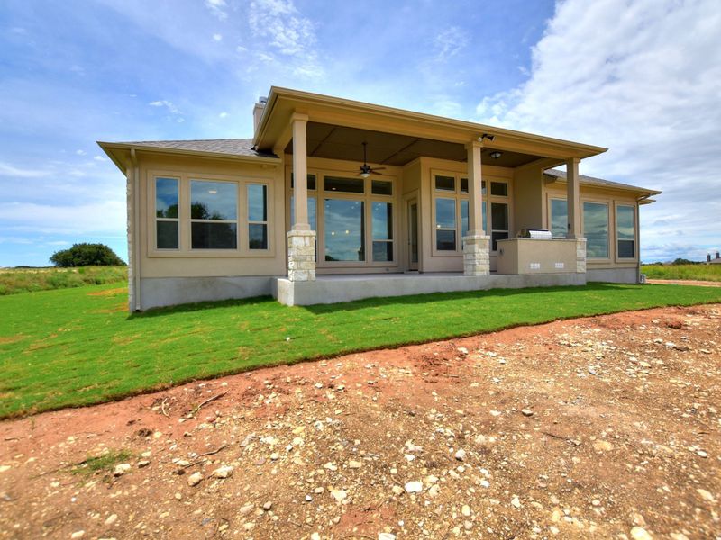 Representative exterior details of a home built from the Siena III by Giddens Homes in Clearwater Ranch, Liberty Hill (Image 68).