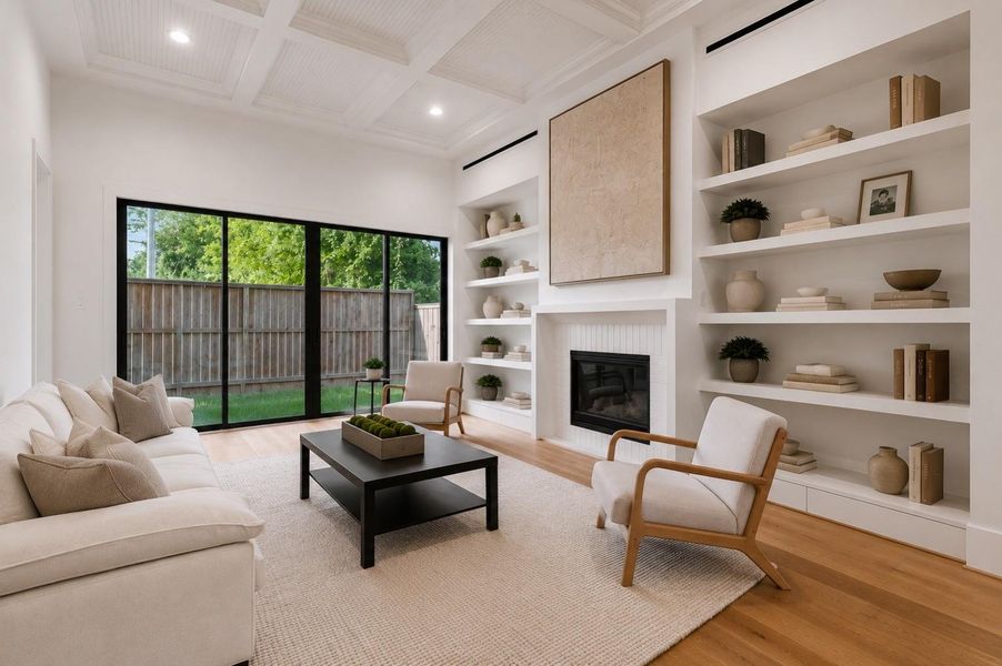 Furnished interior view inside a new home in , Houston (Image 11). Furnished interior view inside a new home in , Houston (Image 11).