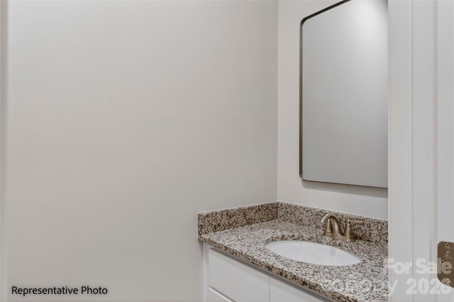 Representative Photo. Half Bath