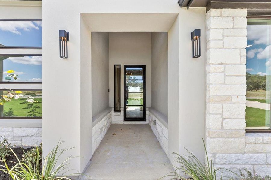 Exterior details and patio area of a home in Leander Estates, Leander (Image 23).