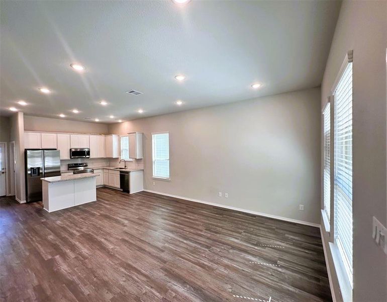 Wide open concept- this view from your great room into your kitchen is phenomenal!