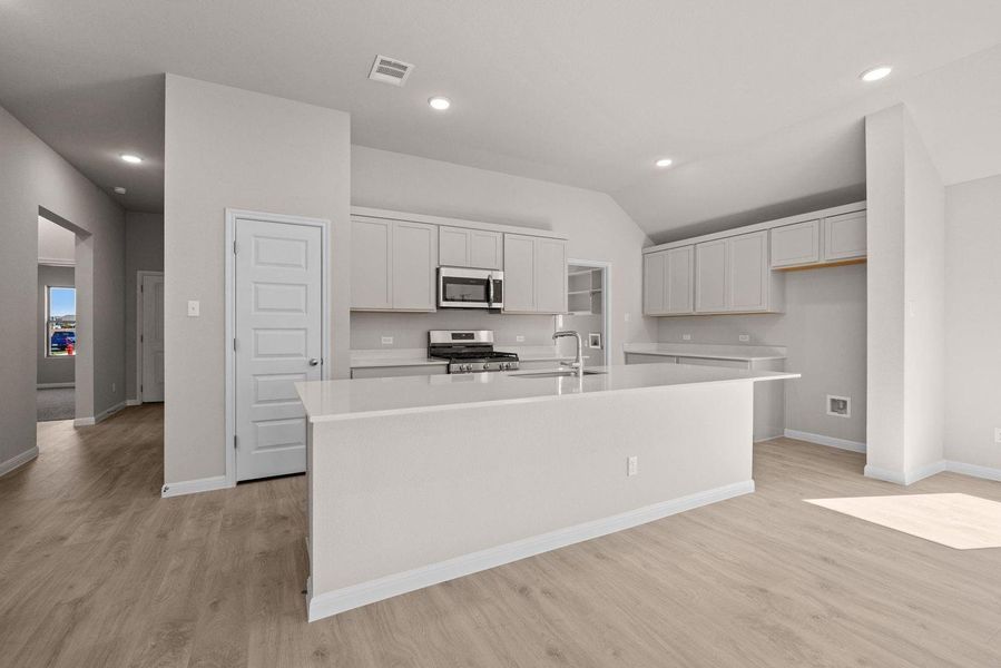 Furnished interior view inside a new home in Trinity Ranch, Elgin (Image 10).