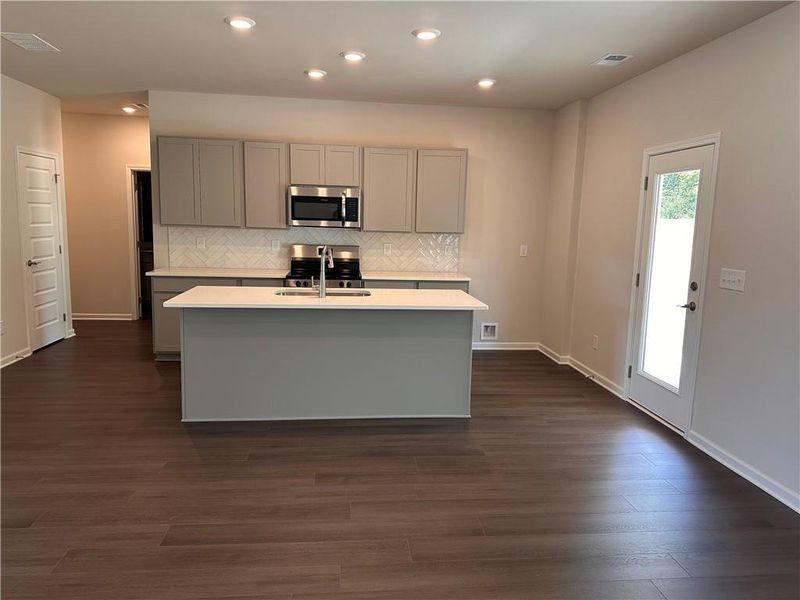 Furnished interior view inside a new home in , Rockmart (Image 6).