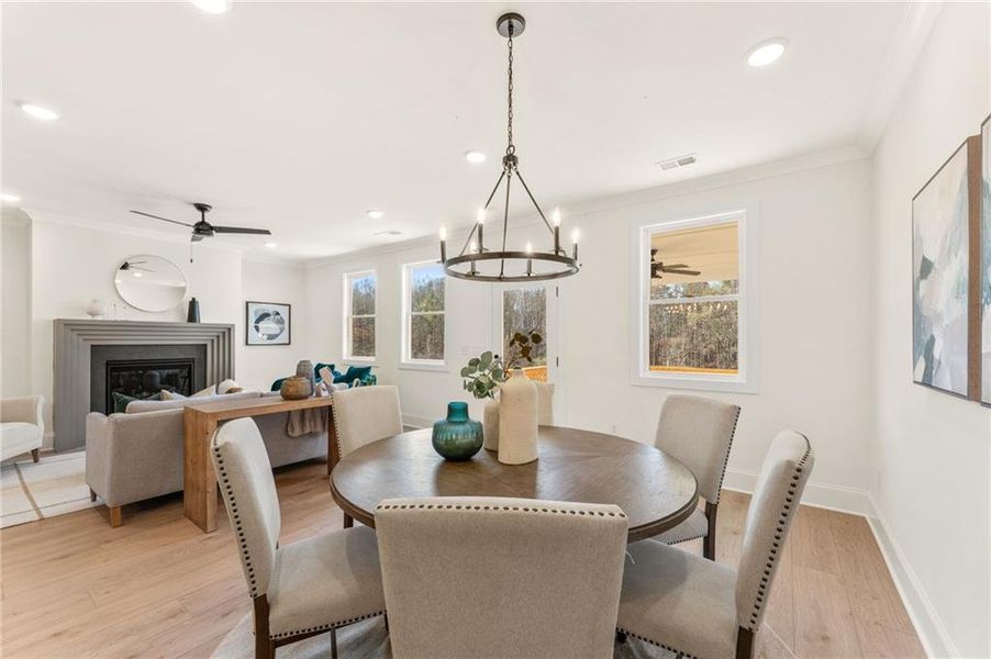Furnished interior view inside a new home in Prescott Manor, Canton (Image 37).