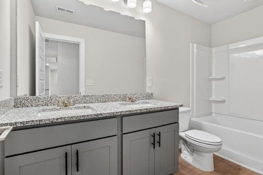 Furnished interior view inside a new home in Killian Manor at The Adares, Adairsville (Image 12).