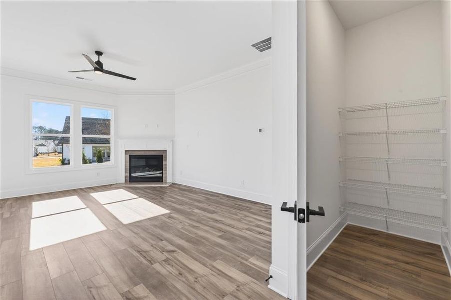 Spacious, unfurnished interior of a new home in The Reserve at Bells Ferry, Kennesaw (Image 37).