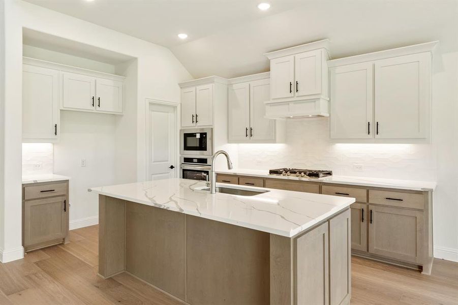 Furnished interior view inside a new home in Willow Wood Classic 50, McKinney (Image 14).